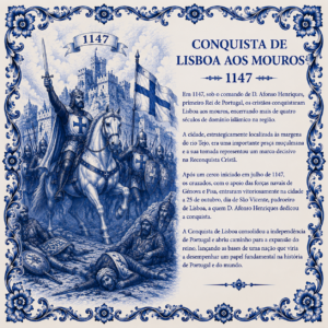 Azulejo Conquista de Lisboa – 15 × 15