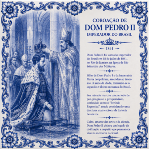 Azulejo Coroação de Dom Pedro II – 15 × 15