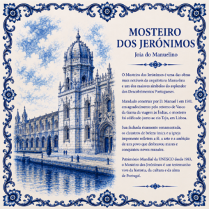 Azulejo Mosteiro dos Jerónimos – 15 × 15