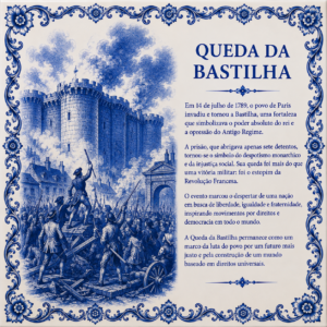 Azulejo Queda da Bastilha – 15 × 15