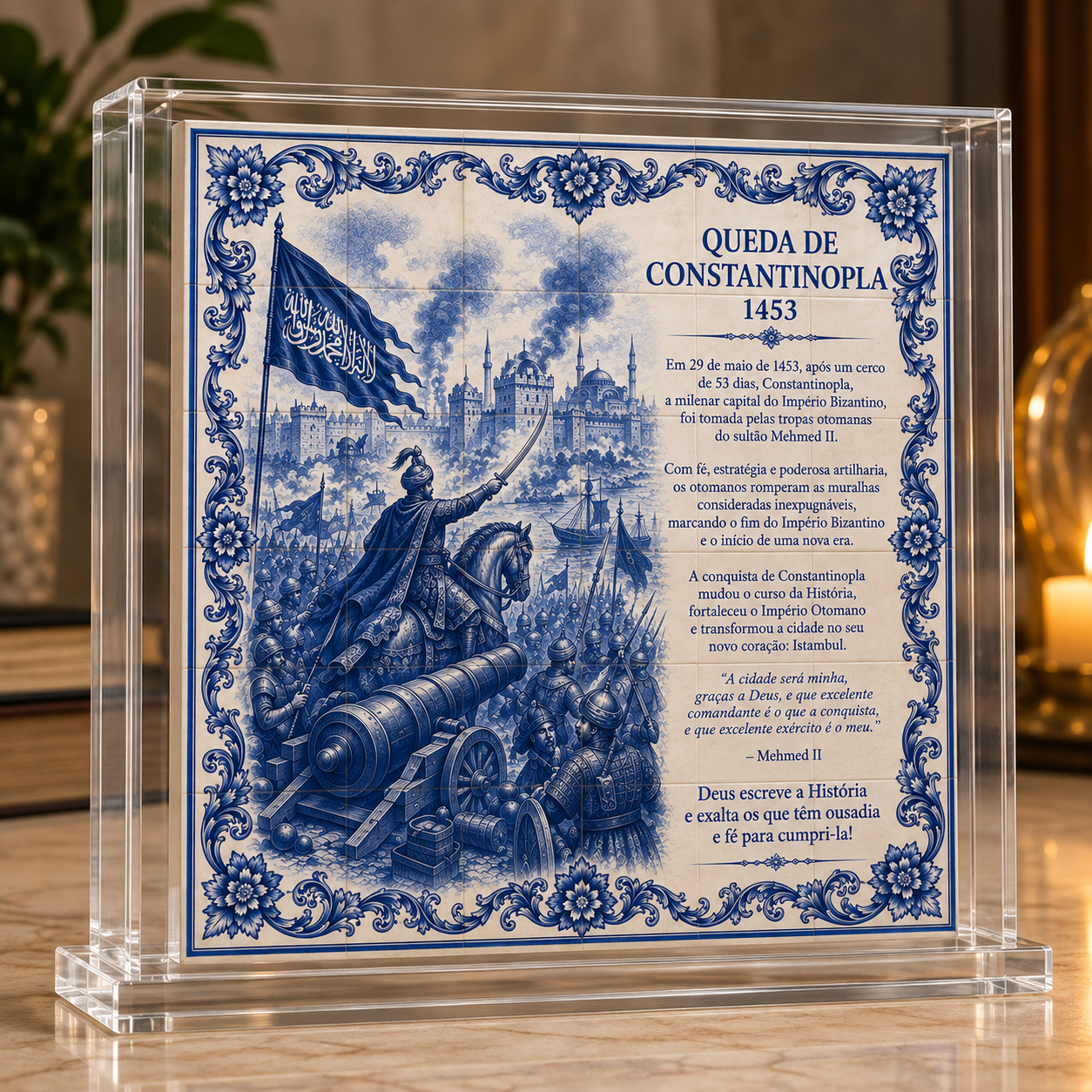 Azulejo Queda de Constantinopla – 1453 – 15 × 15 - Imagem 2