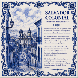 Azulejo Salvador Colonial – 15 × 15