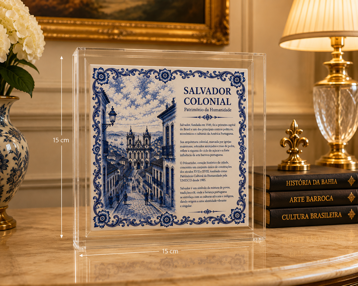 Azulejo Salvador Colonial – 15 × 15 - Imagem 3