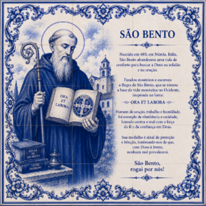 Azulejo São Bento – 15 × 15