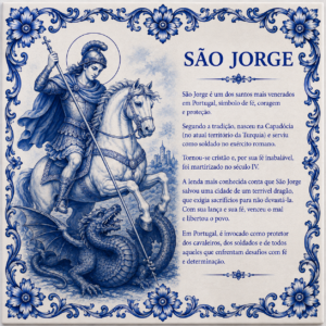 Azulejo São Jorge – 15 × 15