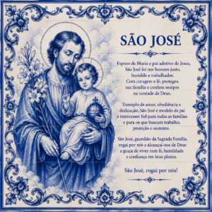 Azulejo São José – 15 × 15