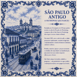 Azulejo São Paulo Antigo – 15 × 15