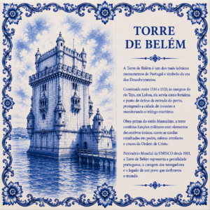 Azulejo Torre de Belém – 15 × 15